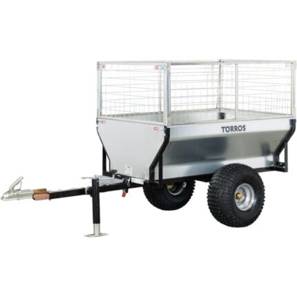 Einachsanhänger 2 Räder 550 kg verzinkt Kipper Torros